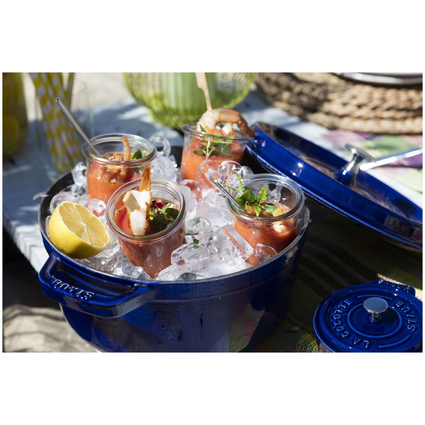 Čuguna katls STAUB LA COCOTTE 30cm 8.35L, zils
