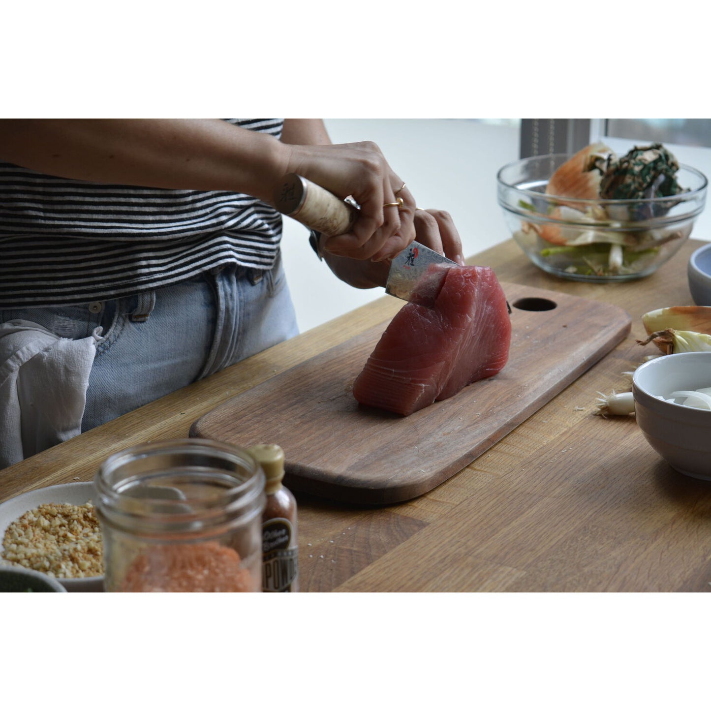 Santoku nazis Miyabi BIRCHWOOD 5000MCD, 18cm Santoku nazis Miyabi BIRCHWOOD 5000MCD, 18cm