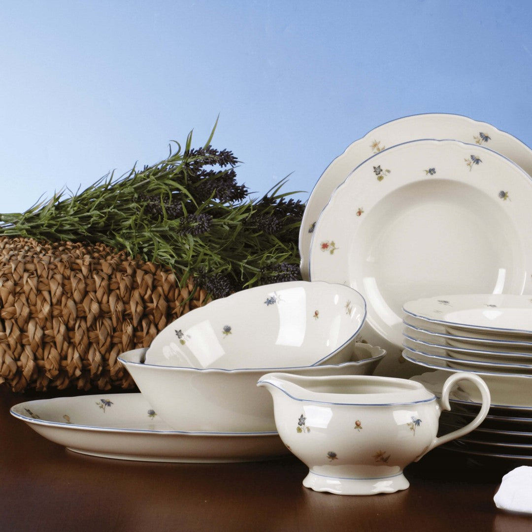 Porcelāna pusdienu šķīvis Seltmann Weiden Marie-Luise Streublume 25cm, 6gab.