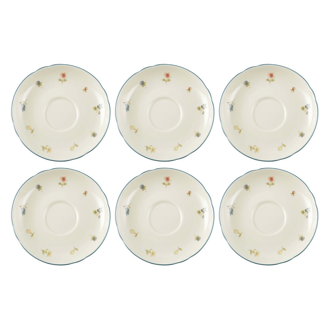 Porcelāna apakštase Seltmann Weiden Marie-Luise Streublume 15cm, 6gab. Porcelāna apakštase Seltmann Weiden Marie-Luise Streublume 15cm, 6gab.