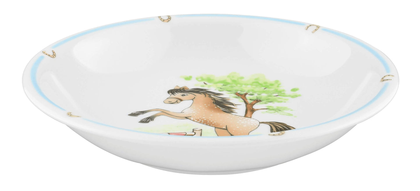 Compact trauku komplekts bērniem Mans ponijs porcelāns Seltmann Weiden