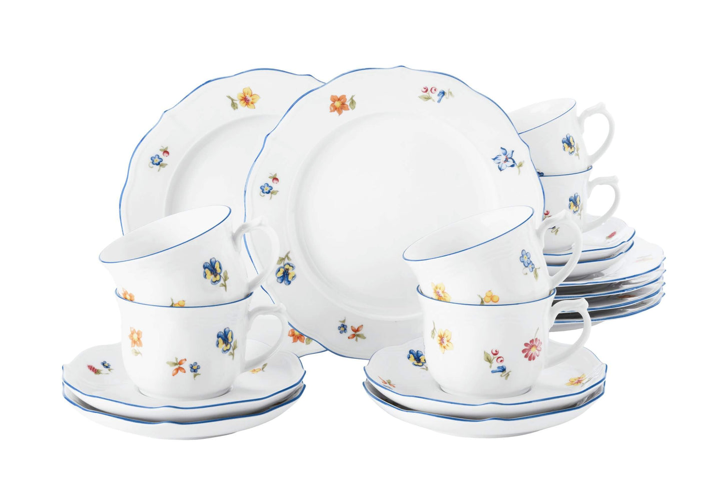 Kafijas servīze Seltmann Weiden Sonate Nostalgie porcelāns 6pers. 18pr. Kafijas servīze Seltmann Weiden Sonate Nostalgie porcelāns 6pers. 18pr.