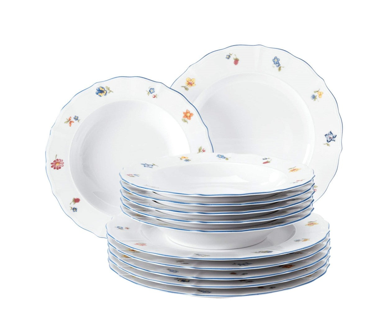 Pusdienu servīze Seltmann Weiden Sonate Nostalgie porcelāns 6pers.