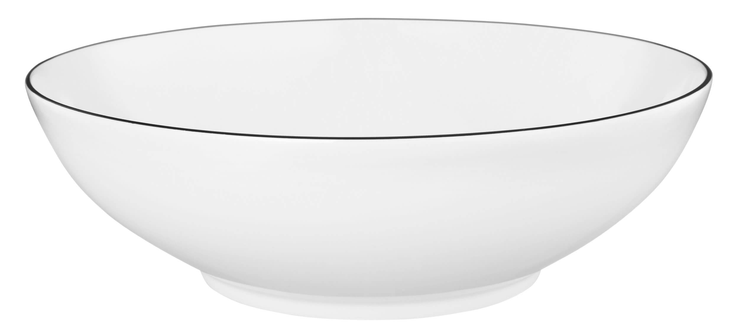 Porcelāna bļoda Black Line 23cm Seltmann Weiden