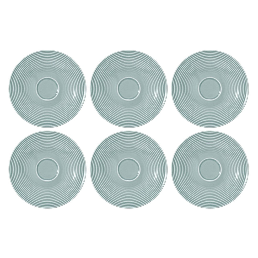 Porcelāna apakštases Seltmann Weiden Beat Color Glaze 16,5cm, 6 gab., zilas