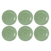 Porcelāna apakštases Seltmann Weiden Beat Color Glaze 16,5cm, 6 gab., zaļas