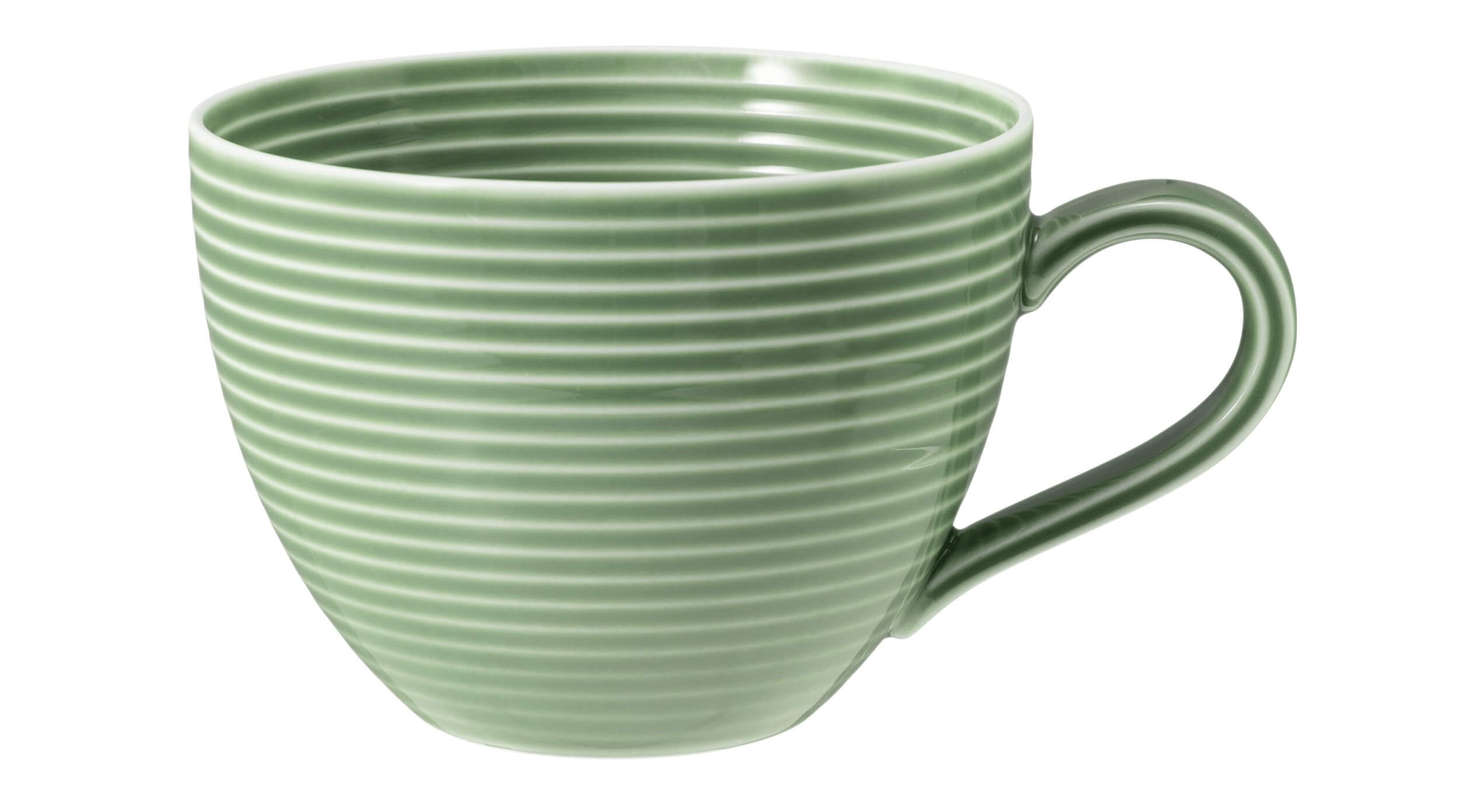 Kafijas servīze Seltmann Weiden Beat Color Glaze 6 personām, zaļa