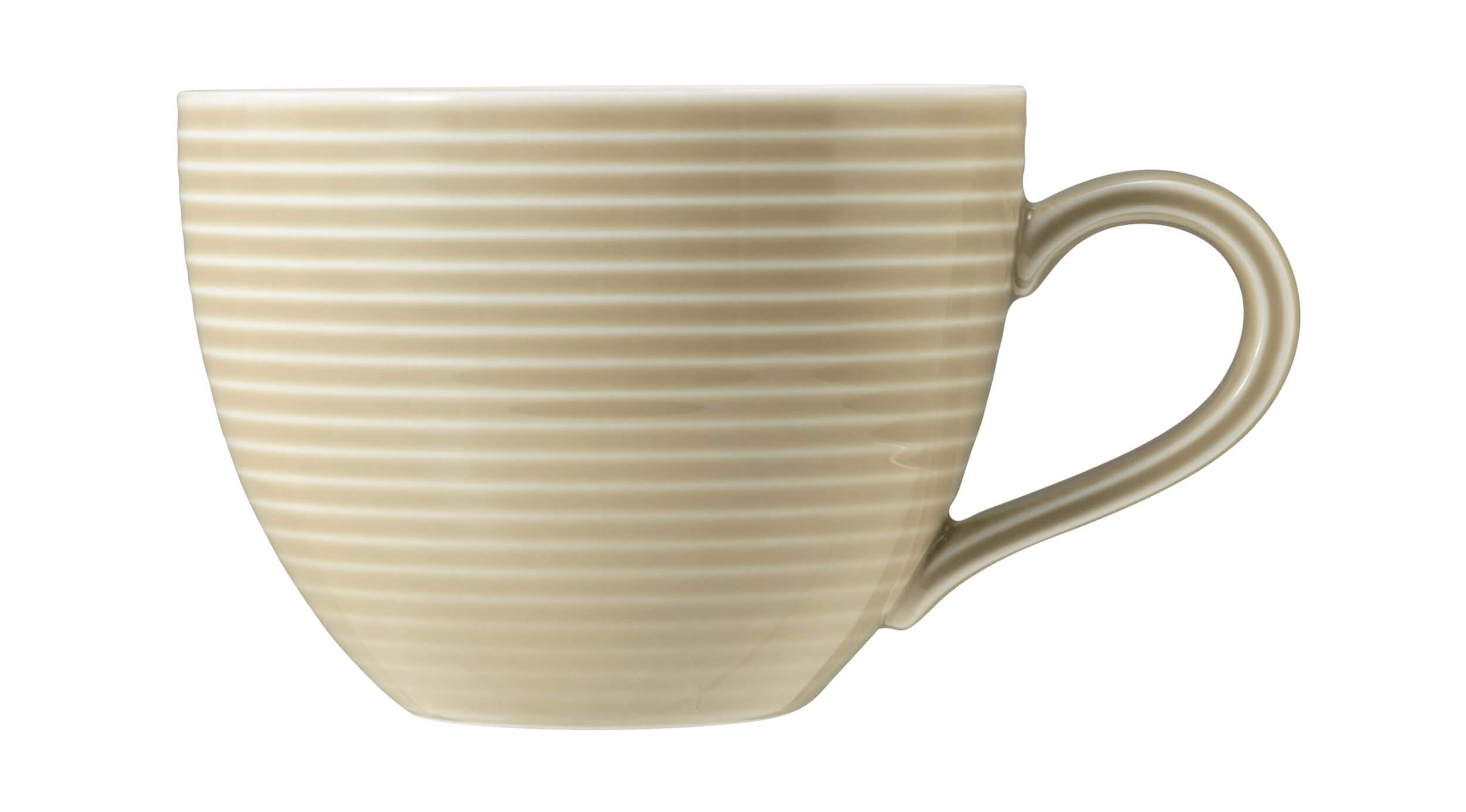 Porcelāna kafijas tases Seltmann Weiden Beat Color Glaze 0.26L, 6 gab., smilškrāsas