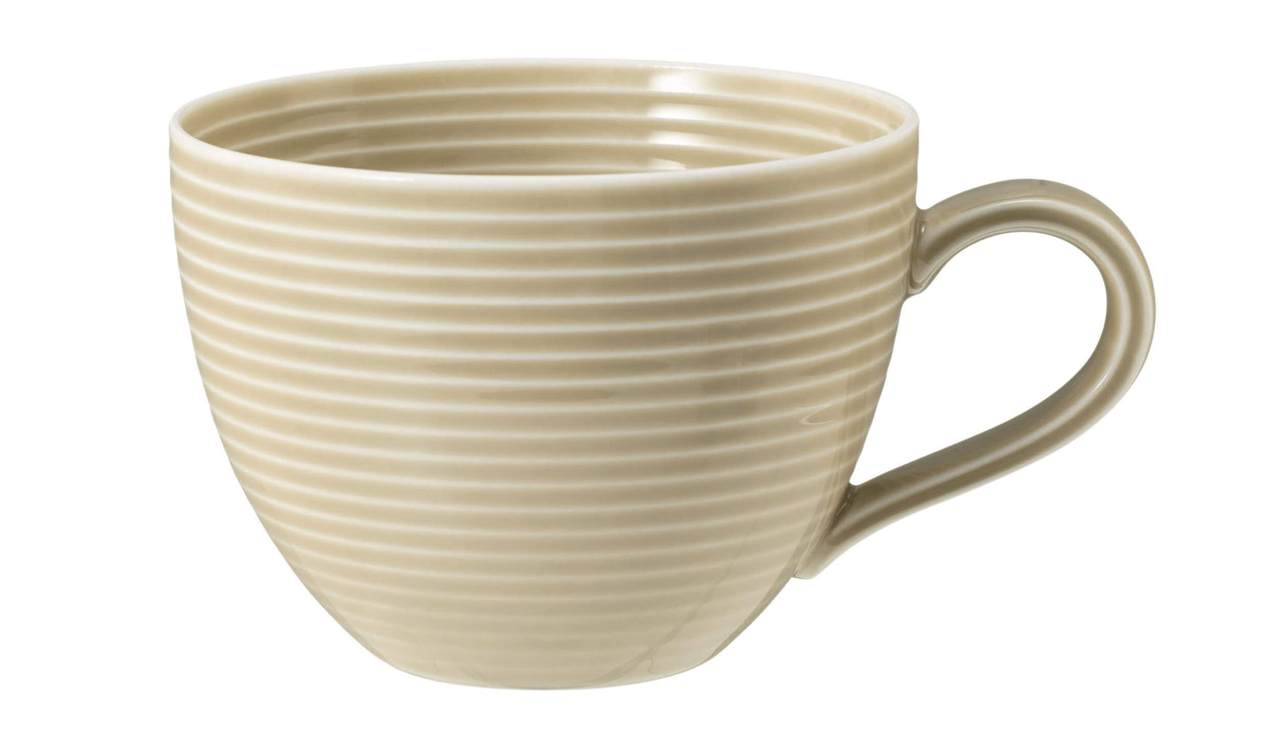 Porcelāna kafijas tases Seltmann Weiden Beat Color Glaze 0.26L, 6 gab., smilškrāsas