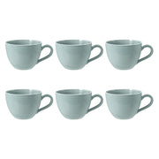 Porcelāna kafijas tases Seltmann Weiden Beat Color Glaze 0.26L, 6 gab., zilas