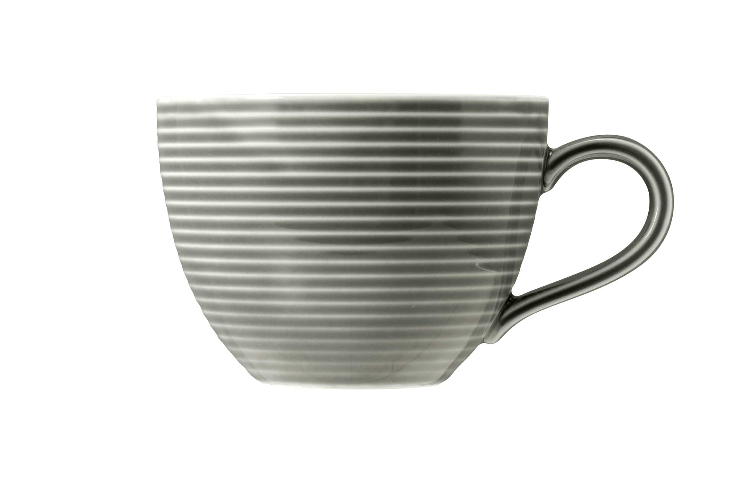 Porcelāna kafijas tases Seltmann Weiden Beat Color Glaze 0.26L, 6 gab., pērļu pelēkas