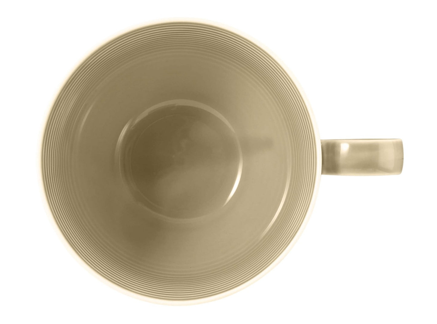 Porcelāna kafijas tases Seltmann Weiden Beat Color Glaze 350ml, 6 gab., smilškrāsas