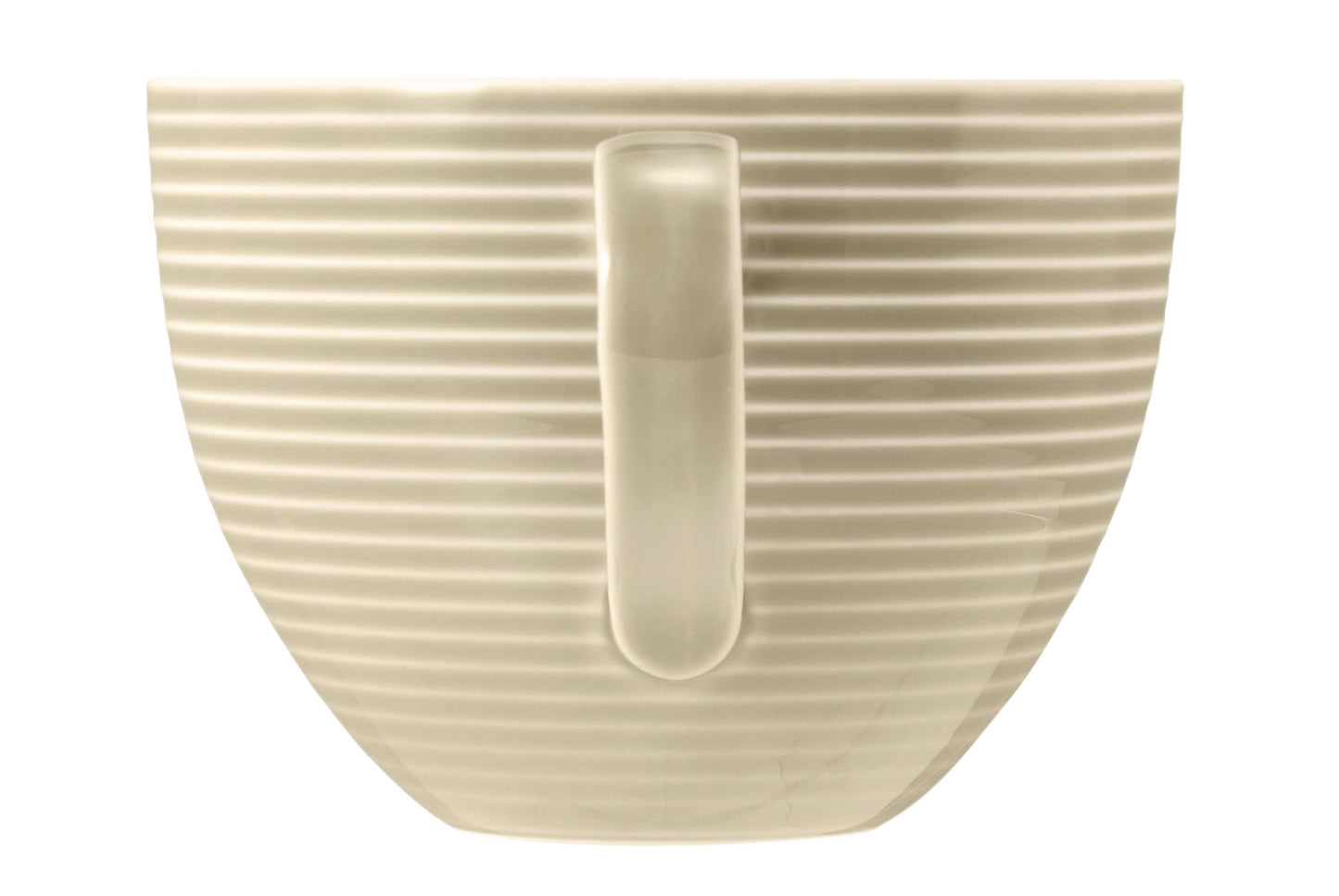 Porcelāna kafijas tases Seltmann Weiden Beat Color Glaze 350ml, 6 gab., smilškrāsas