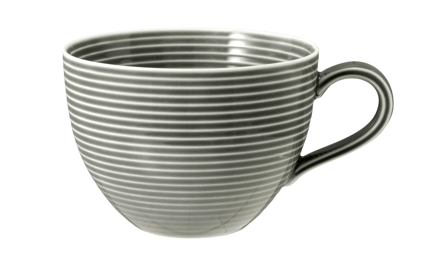 Porcelāna kafijas tases Seltmann Weiden Beat Color Glaze 350ml, 6 gab., pērļu pelēkas