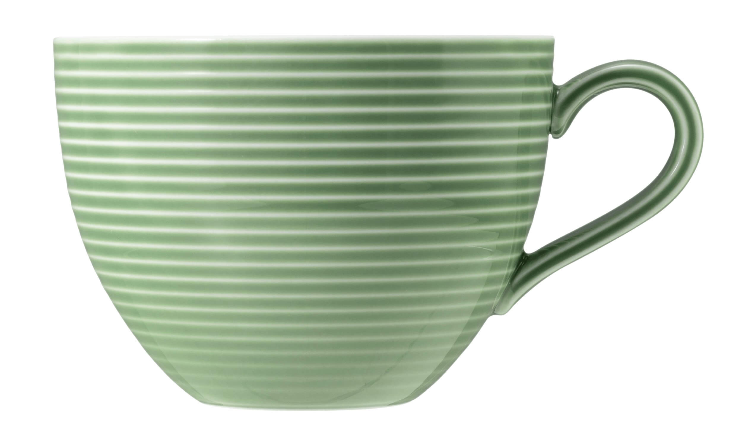 Porcelāna kafijas tases Seltmann Weiden Beat Color Glaze 350ml, 6 gab., zaļas