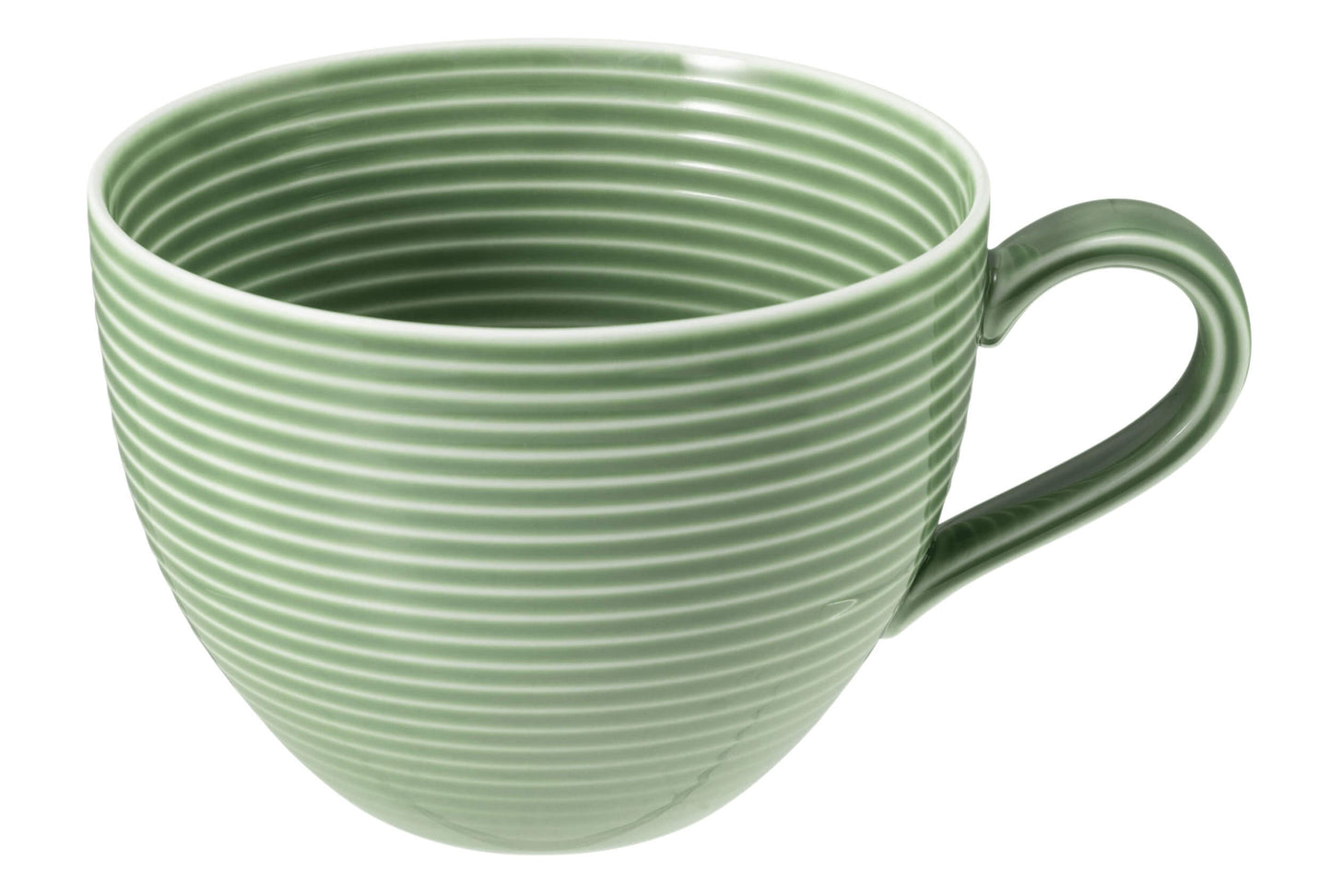 Porcelāna kafijas tases Seltmann Weiden Beat Color Glaze 350ml, 6 gab., zaļas Porcelāna kafijas tases Seltmann Weiden Beat Color Glaze 350ml, 6 gab., zaļas
