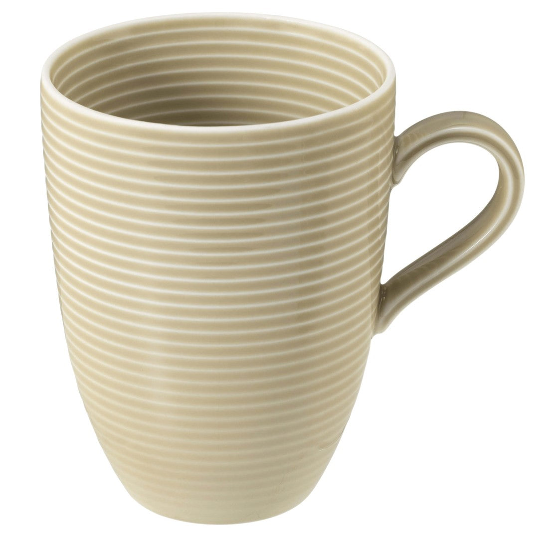 Porcelāna krūzes Seltmann Weiden Beat Color Glaze 350ml, 6 gab., smilškrāsas Porcelāna krūzes Seltmann Weiden Beat Color Glaze 350ml, 6 gab., smilškrāsas