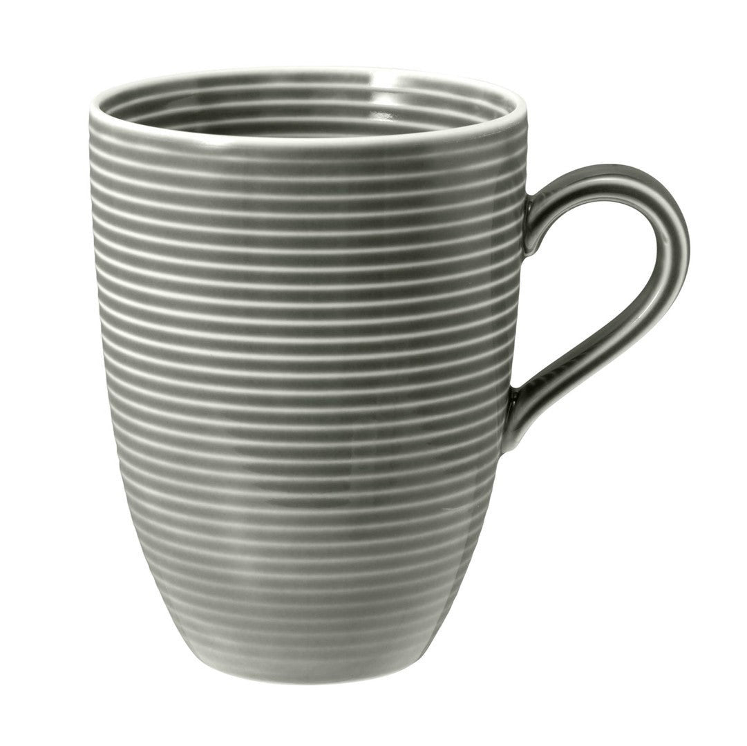Porcelāna krūzes Seltmann Weiden Beat Color Glaze 350ml, 6 gab., pelēkas Porcelāna krūzes Seltmann Weiden Beat Color Glaze 350ml, 6 gab., pelēkas