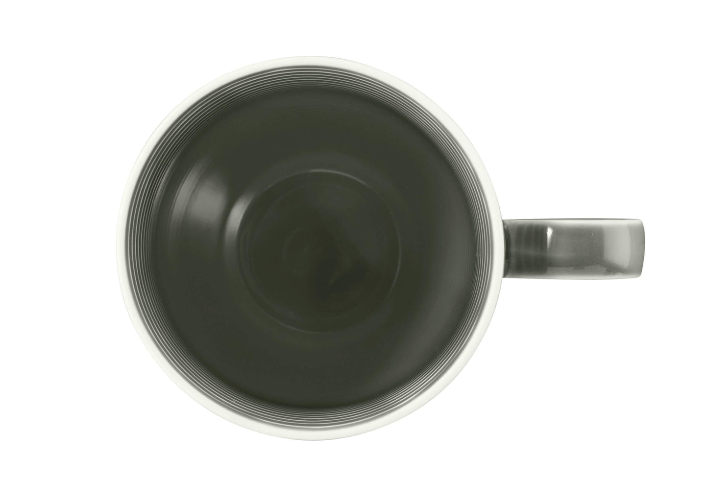 Porcelāna krūzes Seltmann Weiden Beat Color Glaze 350ml, 6 gab., pelēkas Porcelāna krūzes Seltmann Weiden Beat Color Glaze 350ml, 6 gab., pelēkas