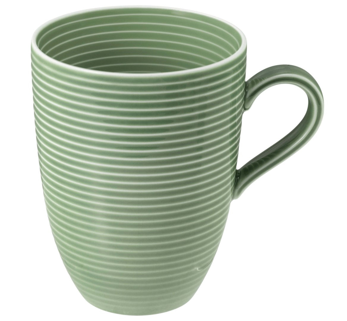 Porcelāna krūzes Seltmann Weiden Beat Color Glaze 350ml, 6 gab., zaļas Porcelāna krūzes Seltmann Weiden Beat Color Glaze 350ml, 6 gab., zaļas