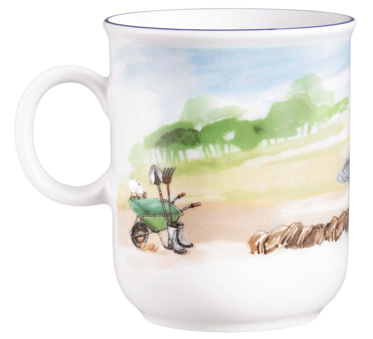 Porcelāna krūze Seltmann Weiden Compact Mans traktors 250ml