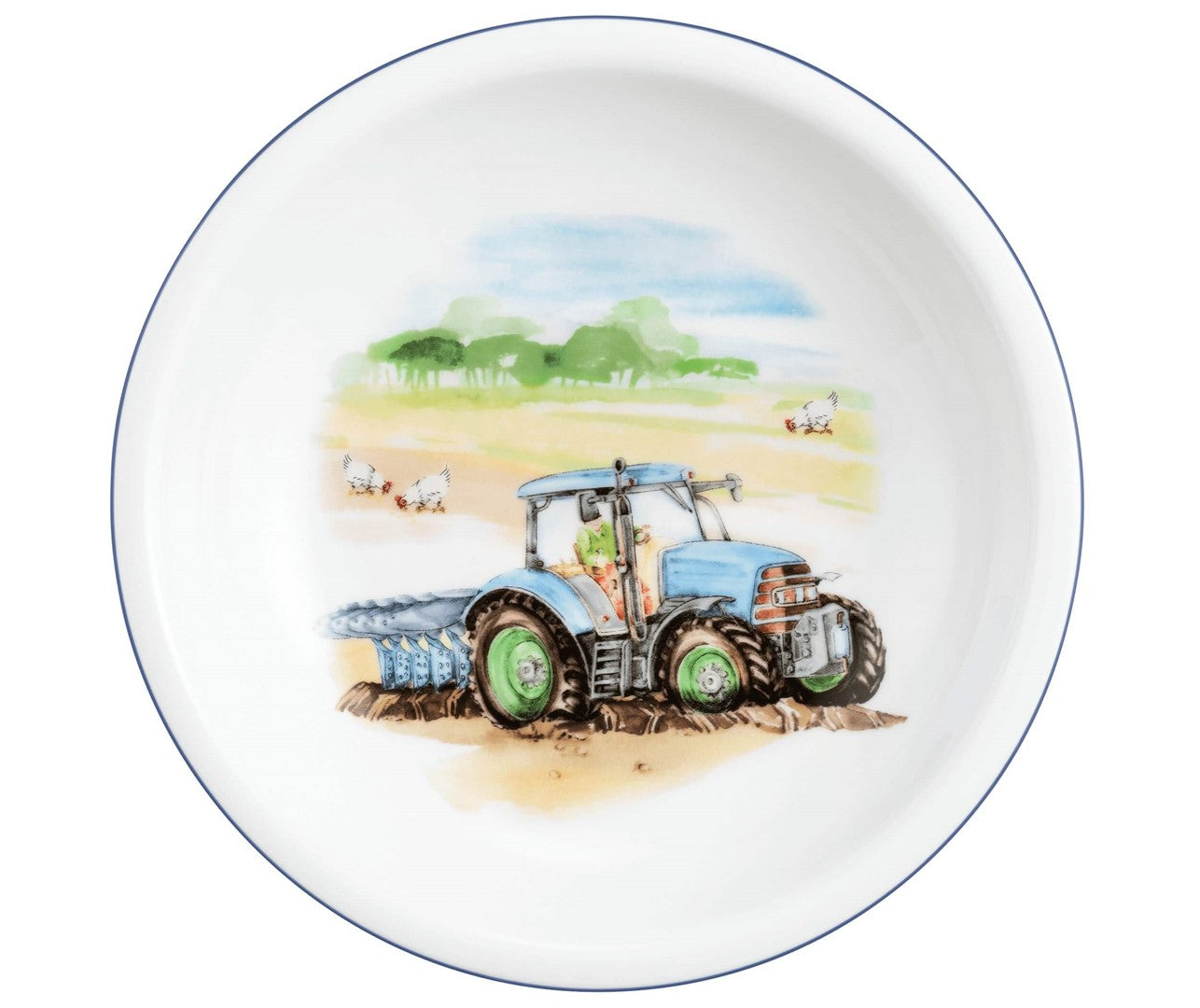 Compact zupas šķīvis 20cm Mans traktors Seltmann Weiden porcelāns