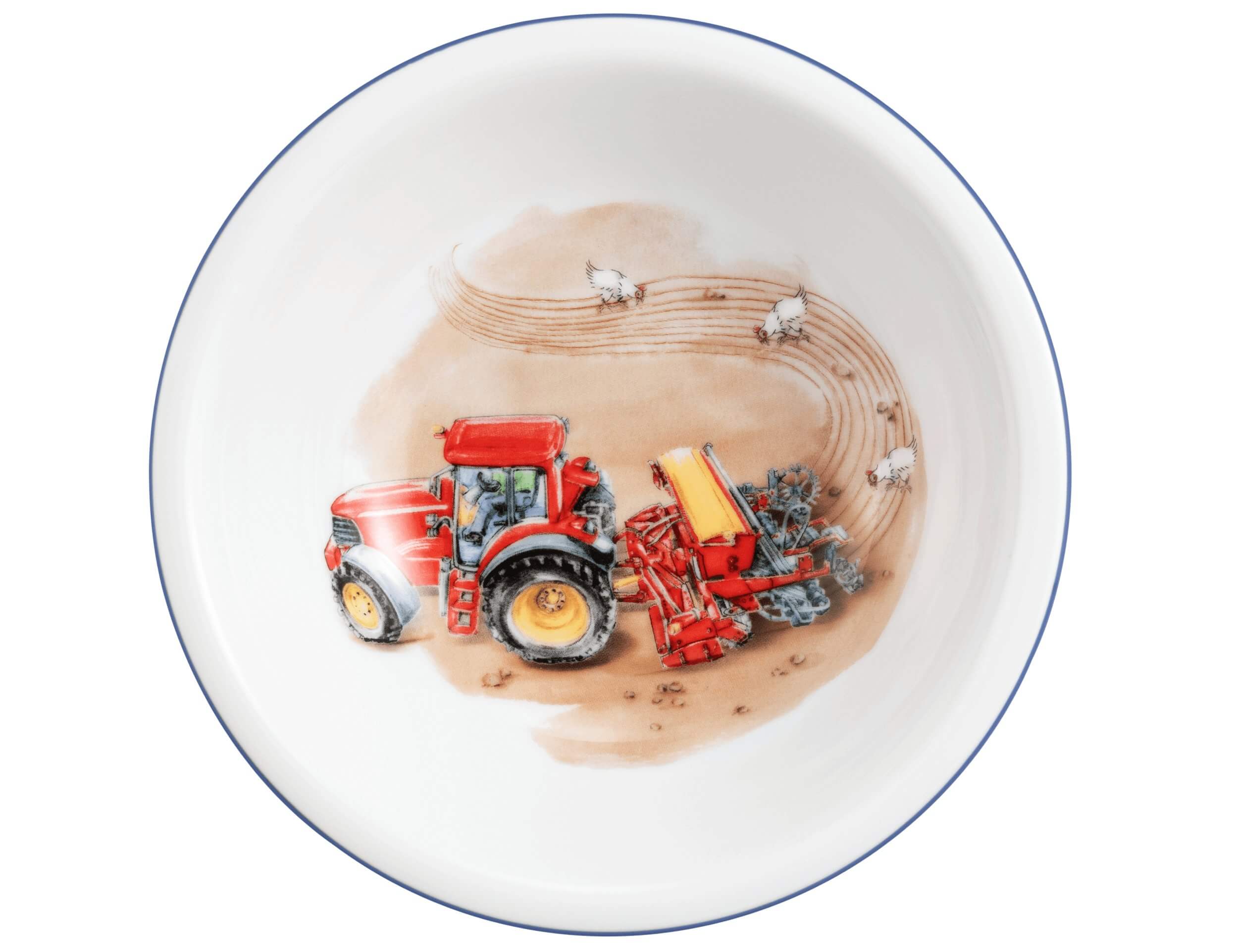 Compact bļoda Seltmann Weiden Mans traktors 16cm porcelāna