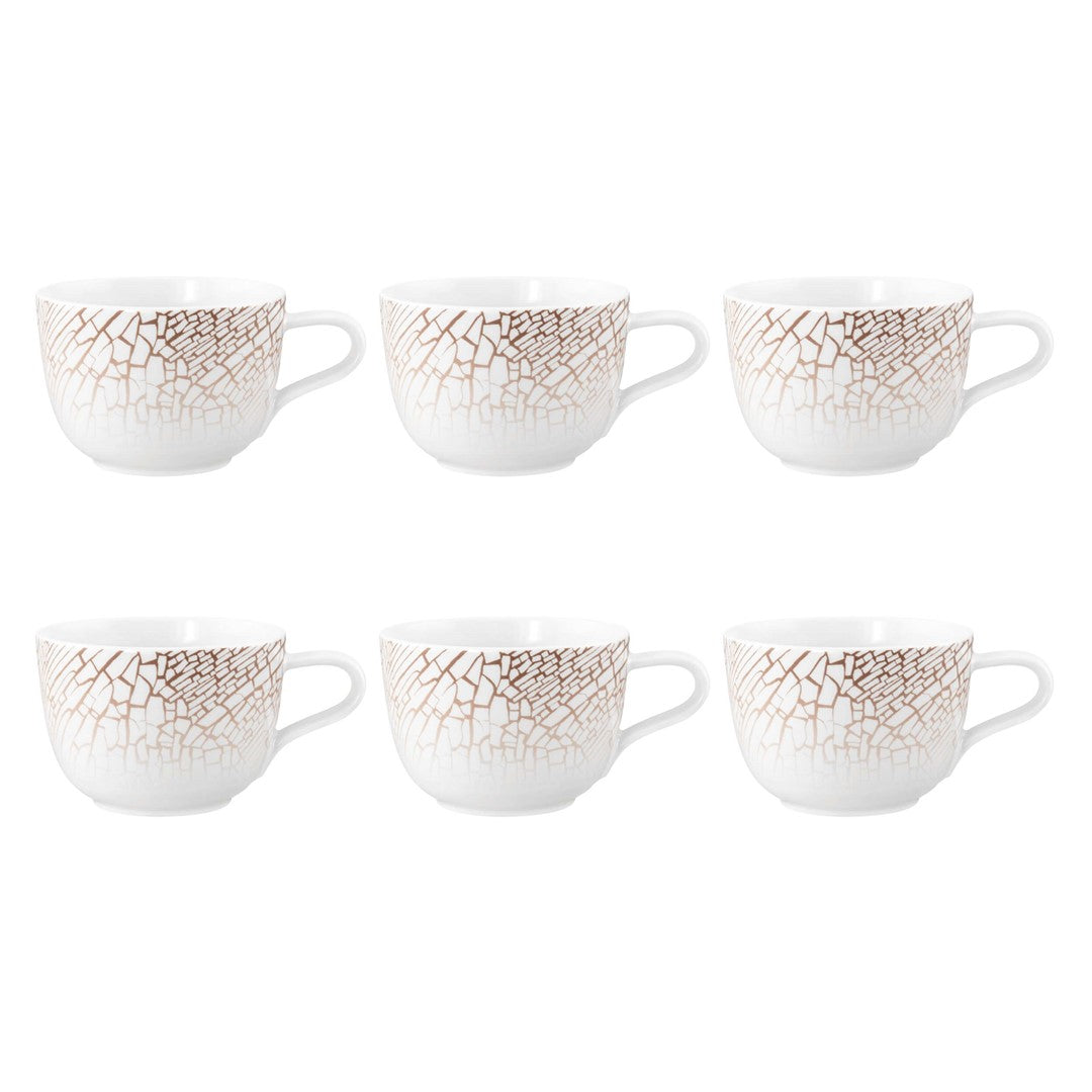 Porcelāna kafijas tases Seltmann Weiden Liberty Krakelee 0.26L, 6 gab.