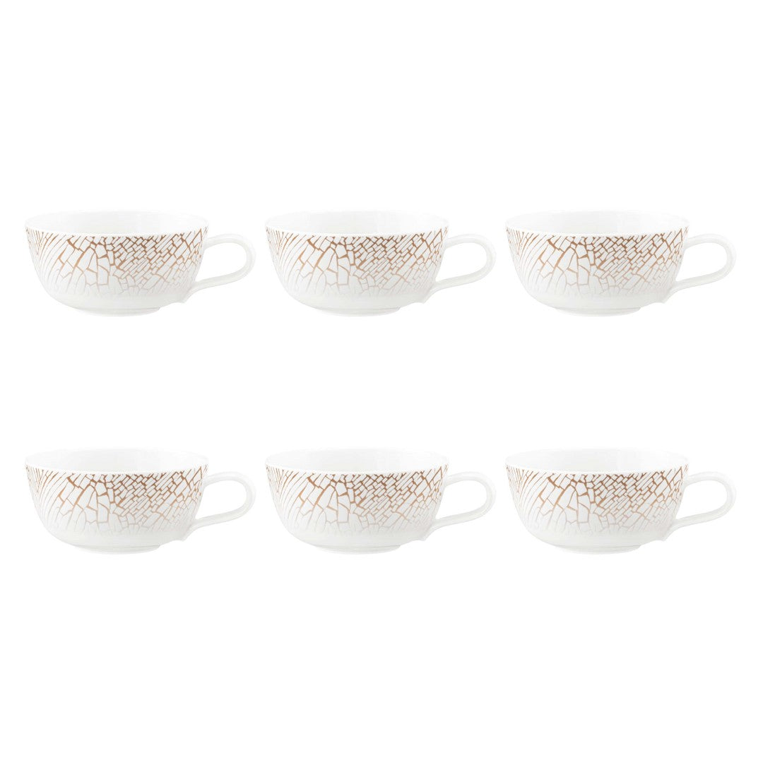 Porcelāna tējas tases Seltmann Weiden Liberty Krakelee 0.28L, 6 gab.