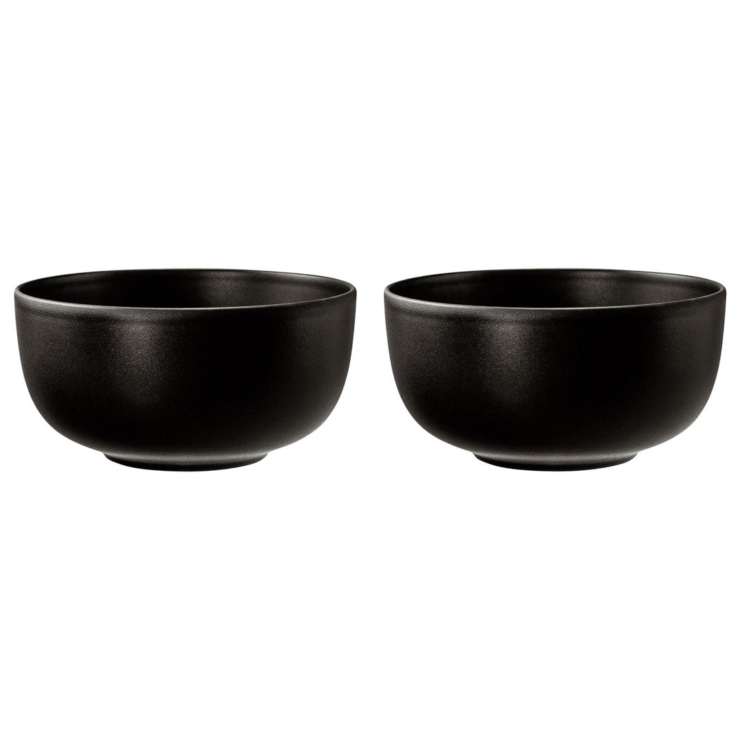 Porcelāna bļodas Seltmann Weiden Liberty Velvet Black 17.5cm, 2gab., melnas