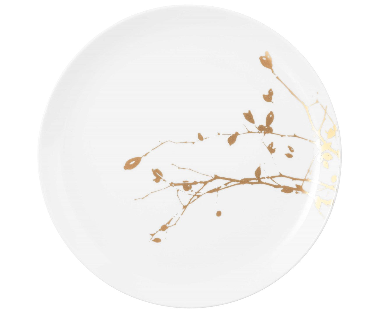 Porcelāna šķīvji Seltmann Weiden Liberty Golden Rose Hip 27.5cm, 6gab.