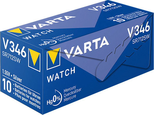 Pulksteņu baterija VARTA Silver V346 1.55V, 1gb.