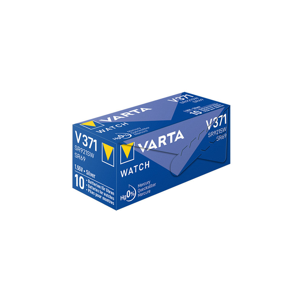 Pulksteņu baterija VARTA V371 Silver, 1.55V, 1gab.
