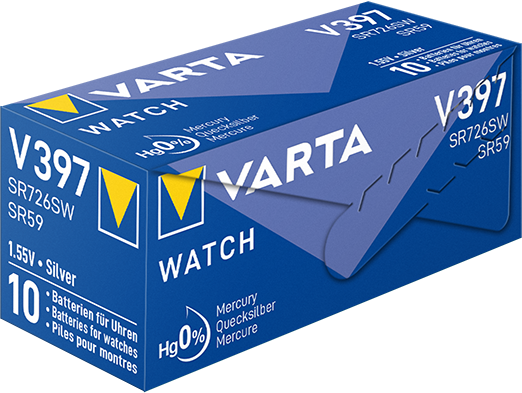 Pulksteņu baterija VARTA Silver V397 1.55V, 1gb.