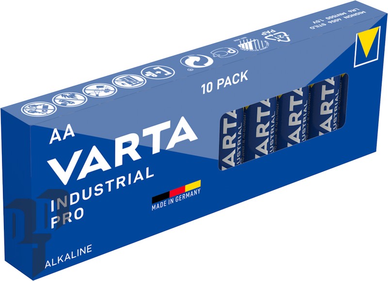 Baterijas VARTA Industrial Pro AA 10gb.