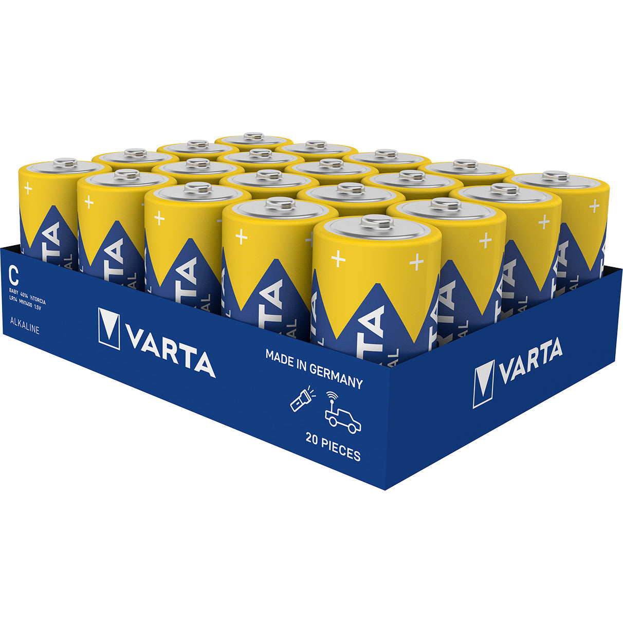 Baterija VARTA Industrial Alkaline SINGLE 20, 1gb.