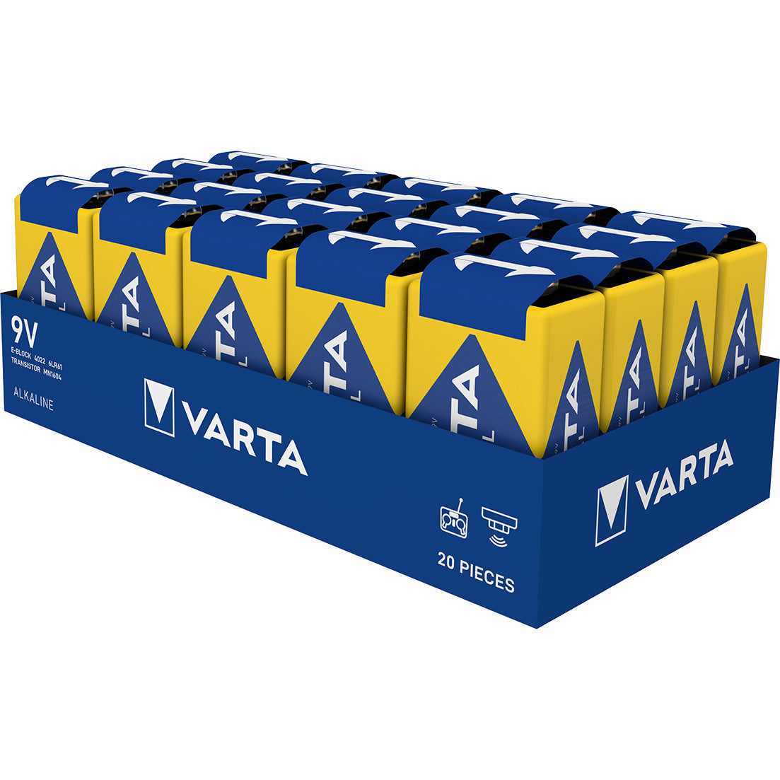 Baterija krona VARTA Industrial Pro Alkaline 9V, 1gb.