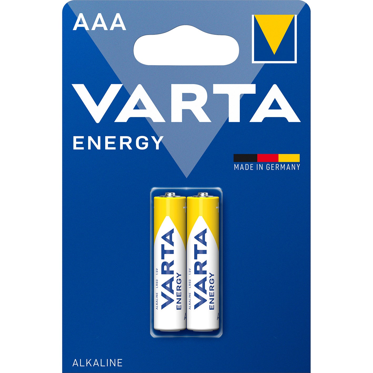 Baterijas VARTA Energy Alkaline AAA, LR03, 2gb.