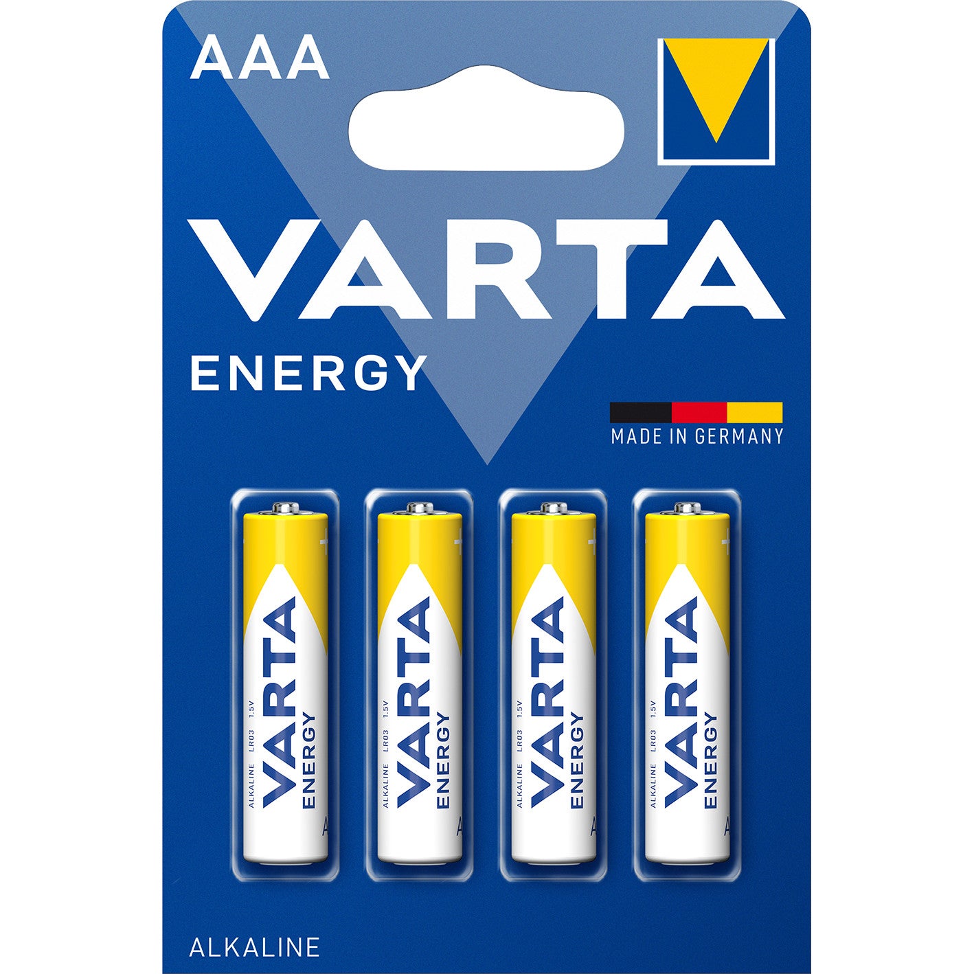 Baterijas VARTA Energy Alkaline AAA, LR03, 4 gab.
