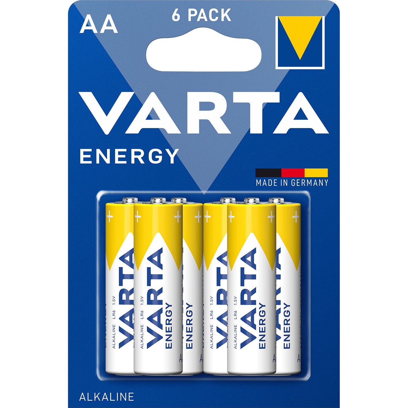 Baterijas AA VARTA ENERGY Alkaline LR06, 6gab.