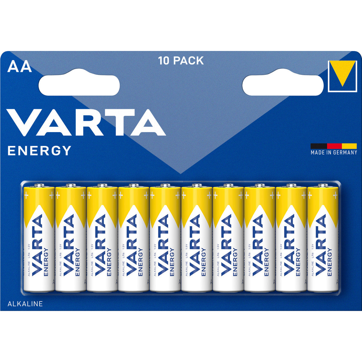 Baterijas AA VARTA Energy Alkaline LR06, 10gab.