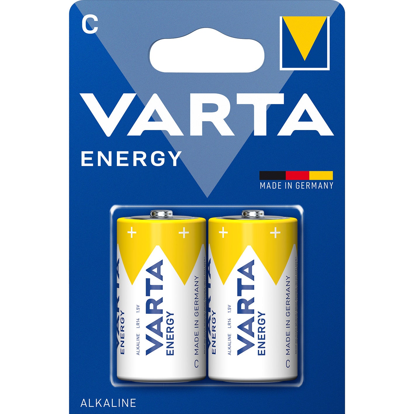 Baterijas VARTA Energy Alkaline C, 2 gab. LR14