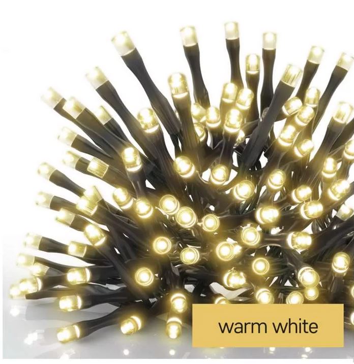 Virtene Zimassvētku CONN 50LED bez barošanas bloka IP44 5m WW EMOS D1AW02