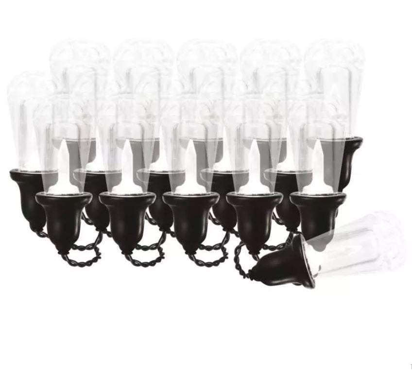 Dārza/terases virtene Party 3.6m 16LED bumbas caurspīdīgas IP44 EMOS 6W