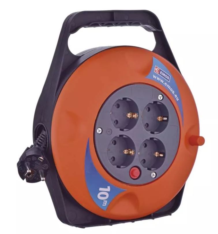 Pagarinātājs slēgtā korpusā 4/10m IP20 3x1.0mm