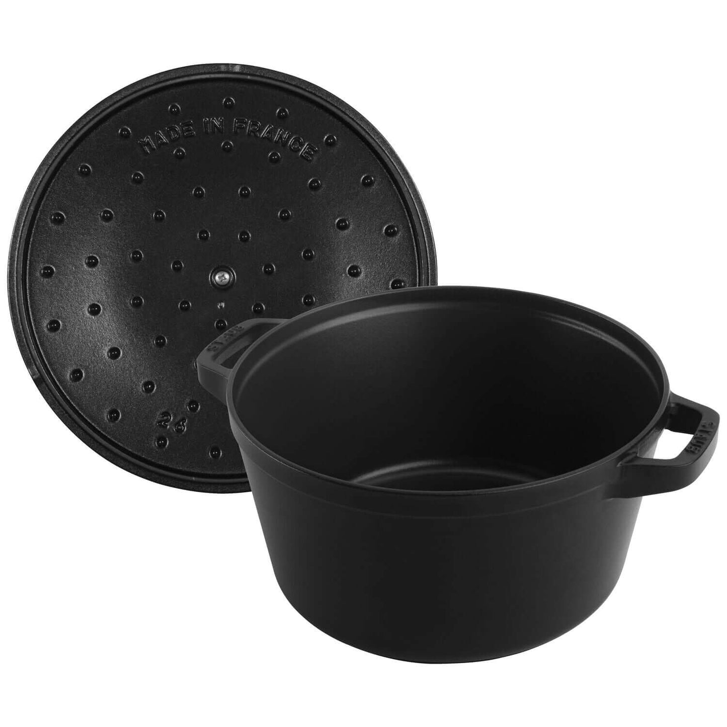 Čuguna katla, dziļās pannas un pannas komplekts Staub Stackable 24cm