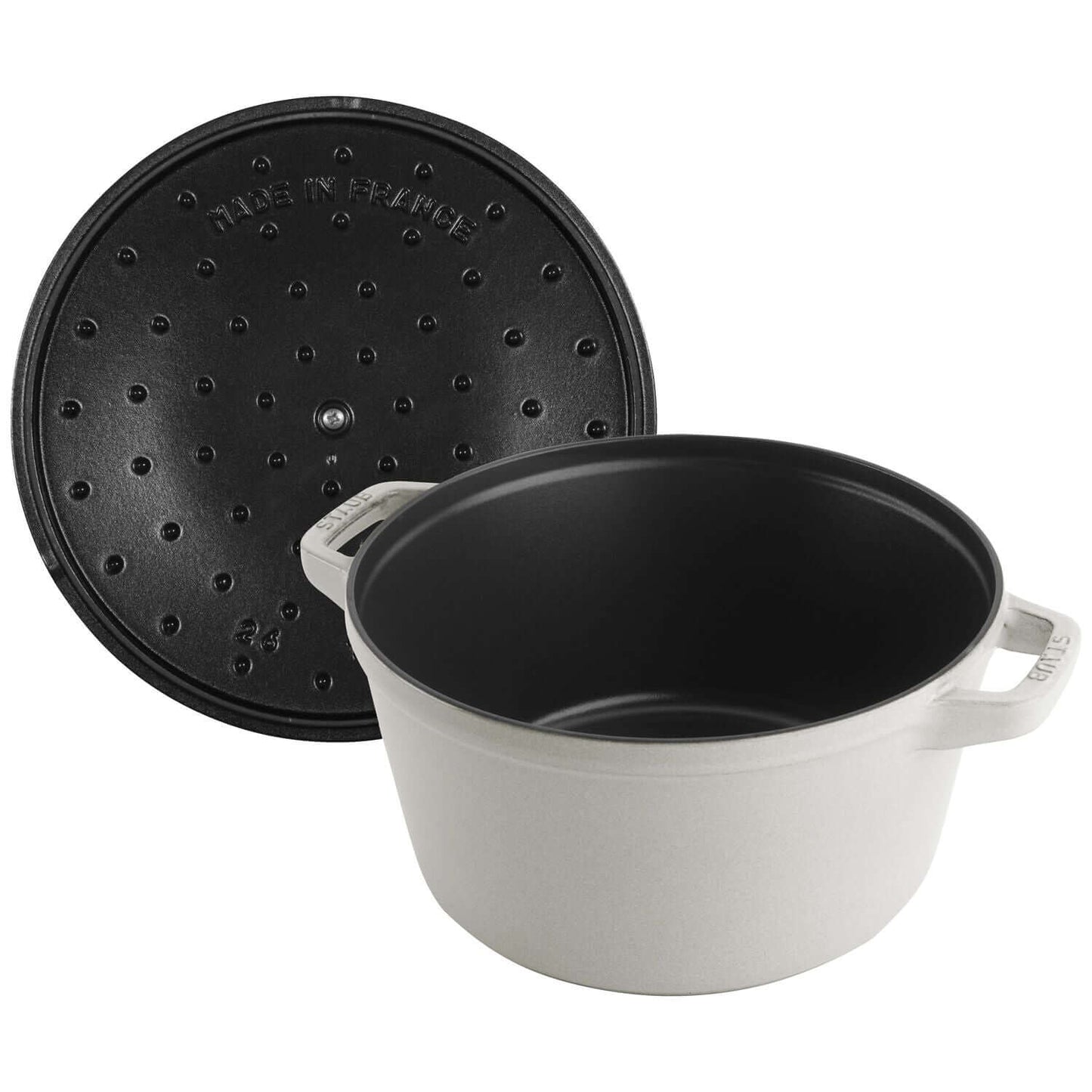 Čuguna katla, dziļās pannas un pannas komplekts Staub Stackable 24cm