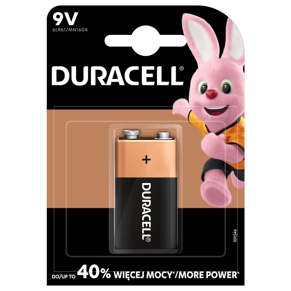 Baterija krona 9V Duracell Alkaline 1gb.