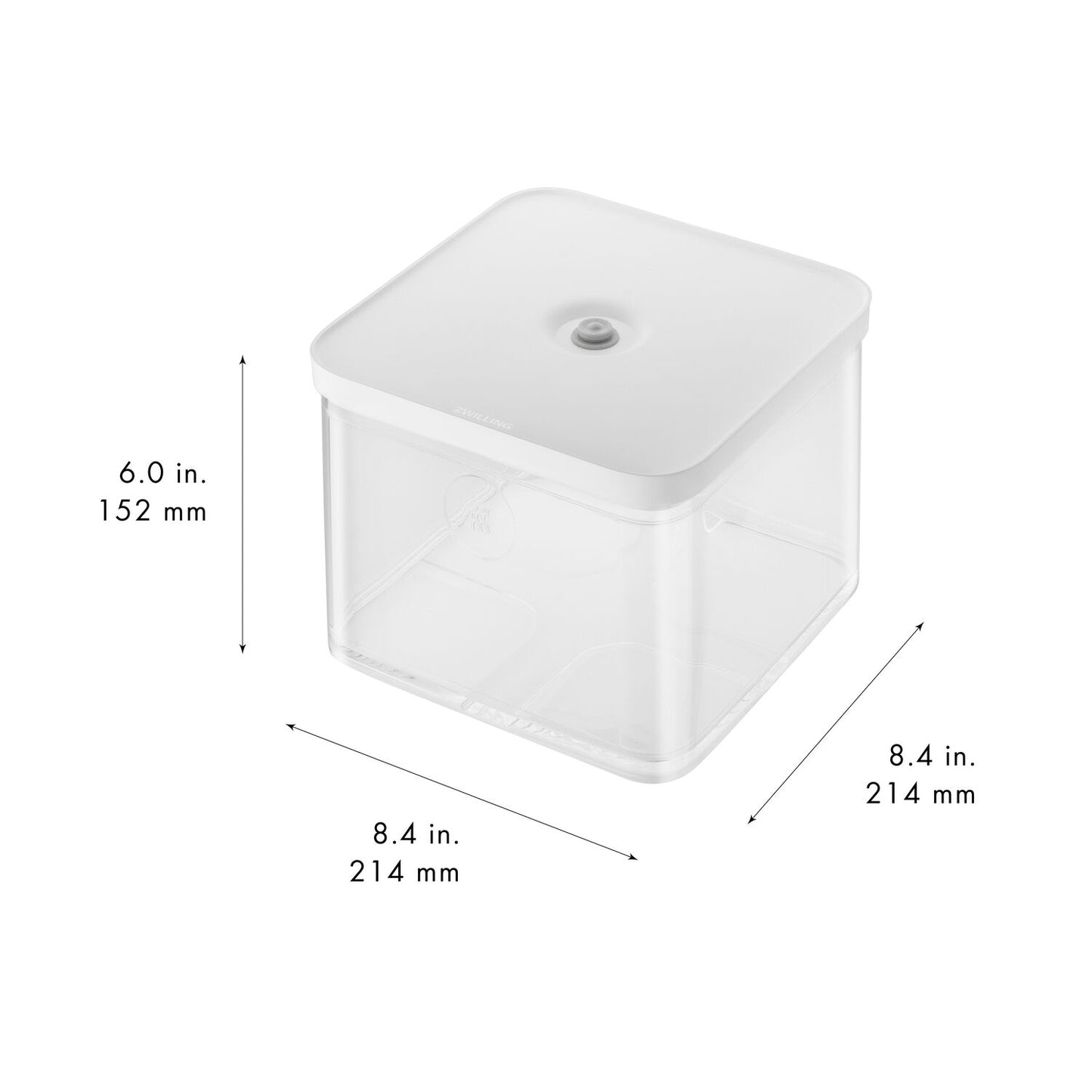 Vakuuma trauks 4.40L ZWILLING FRESH & SAVE Cube Box 2L