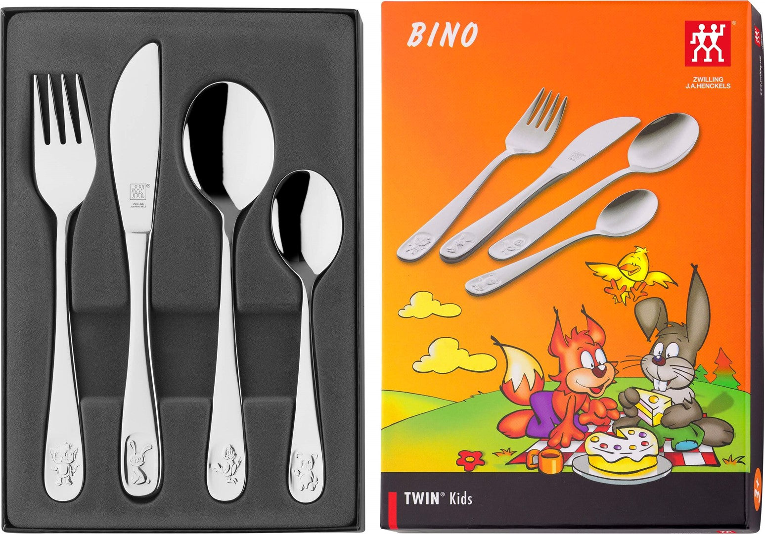 Bērnu galda piederumu komplekts Zwilling Bino 4pr.